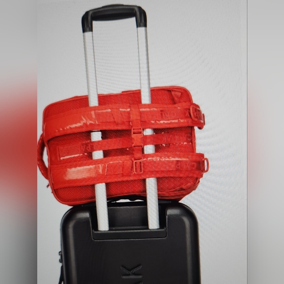 Calpak - Terra Laptop Backpack In Red. - Picture 4 of 7